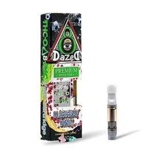 Dazed THC-O 1 Gram Cartridge Blueberry Donut Super Indica 950MG