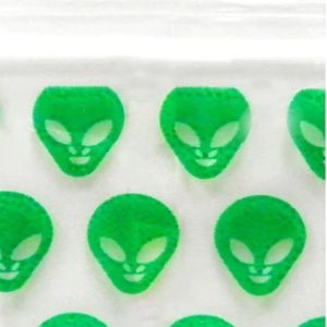 Zip Bags 2020 10/100PK 1000ct/BG Green Alien