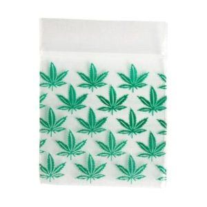 Zip Bags 2020 10/100PK 1000ct/BG Green Leaf