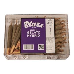Blaze 40ct Pre-Rolls Delta 10 Gelato Hybrid