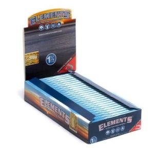 Elements 1 1/4 Blue Papers Rice 25 Booklets/ Box