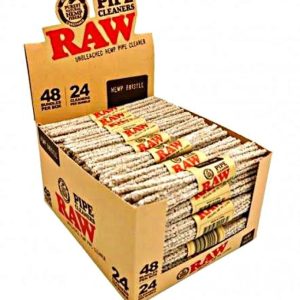 RAW Pipe Cleaners Hemp Soft 48 Bundles 24 Cleaners/Bundle