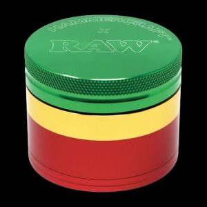 Raw Hammer Craft Grinders 4 Part Rasta Color 2.0 50MM