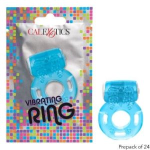 Calexotics Foil Pack Vibrating Ring Blue
