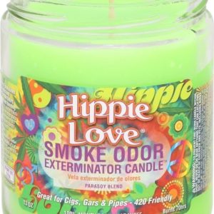 Smoke Odor Candle Hippie Love 13OZ