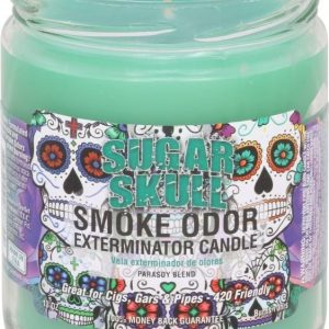 Smoke Odor Candle Sugar Skull 13OZ