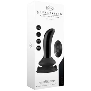 Chrystalino Hand Blown Smooth Glass G-Spot Vibrator Prickly