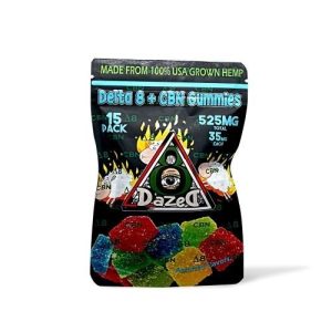 Dazed CBN-D8 Gummy 35MG 10 Pack Display