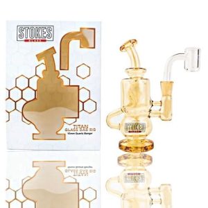 Stokes Titan Glass Dab Rig 10mm Quartz Banger