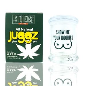 Stokes Juggz Glass Jars A Cup 2oz Show Me Your Doobies