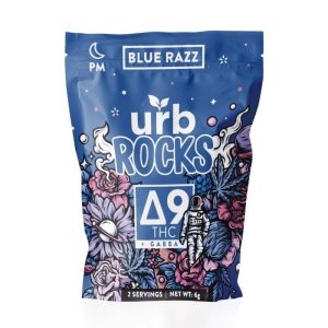 URB D9 Compliant Rocks Blue Razz PM 30pcs