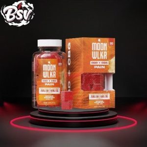 Moon Wlkr Gummies CBD 30ct Mixed Berries Pain