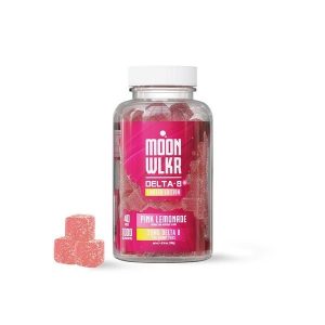 Moon Wlkr Gummy D8 Pink Lemonade 25MG/ Gummy 40ct