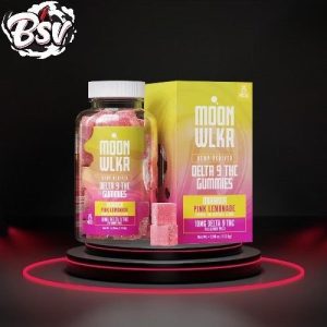 Moon Wlkr Gummies Delta 9 25ct Miranda (Pink Lemonade)