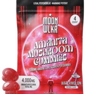 753620056826Moon WLKR 4ct 4000mg Amanita Gummies Watermelon