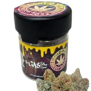 Eight-O Stixx 3.5g THC-A Flower Jar Orange Cream Sativa