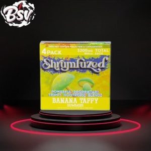 Shrumfuzed 3200mg Gummies Banana Taffy