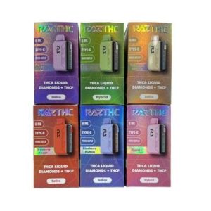 Raz THCA Liquid Diamonds + THCP Blueberry Muffinz