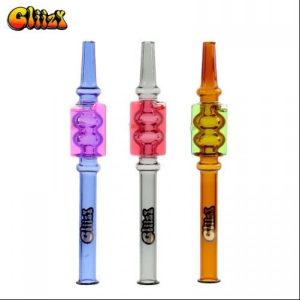 Gliizy 6in Cone Perc Glycerin Honey Straw Purple