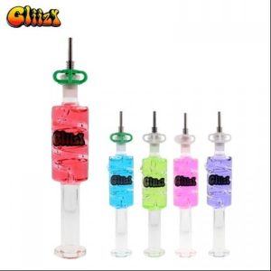 Gliizy Glass Honey Straw Coil Perc Green