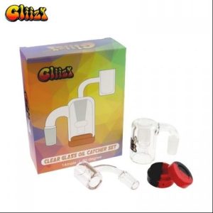 Gliizy Clear Glass Oil Catcher Set 14 Male/90D Design A1