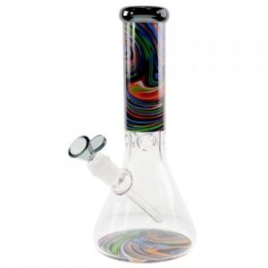 Gliizy 12in Beaker Base Ice Catcher Swirl