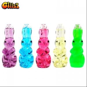 Gliizy 5in Rabbit Glycerin Hand Pipe Purple