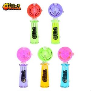 `Gliizy 4.4 Glycol Dual Color Hand Pipe Purple/Green