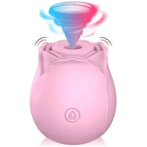Bella Rose Shape Mini Vibrator Pink