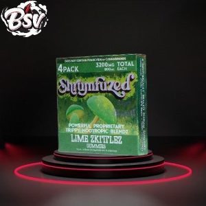 Shrumfuzed 3200mg Gummies Lime Zkittlez