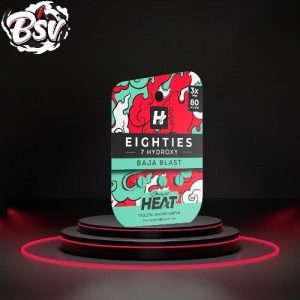 Heat Eighties 7-Hydroxy 80mg Tablets 3ct Baja Blast