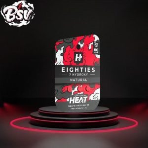 Heat Eighties 7-Hydroxy 80mg Tablets 3ct Cotton Candy Grape