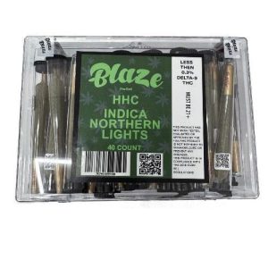 Blaze 40ct Pre-Rolls HHC Northern Lights Indica