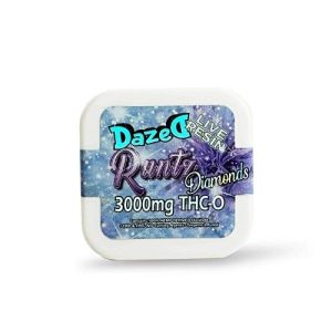 Dazed THC-O Diamond Dabs 3 Grams Runtz