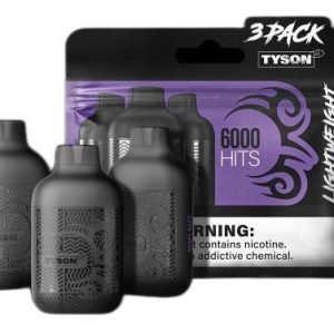 Tyson Lightweight 3pk Disposable Vapes 10pk Strawberry Banana