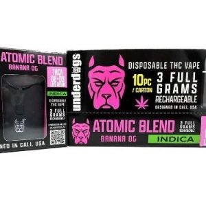 Underdogs Atomic 3g THC-A Live Resin Disposable Banana OG