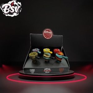 Glass House Spiral 14mm Bowls 6pk Display