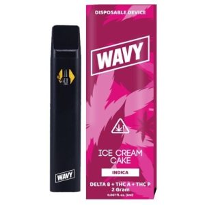 Wavy 2g THC-A Delta 8 Disposable Ice Cream Cake