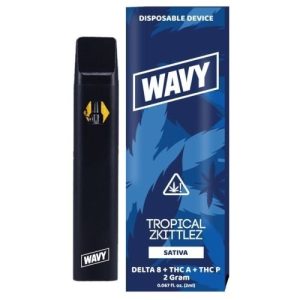 Wavy 2g THC-A Delta 8 Disposable Tropical Zkittlez