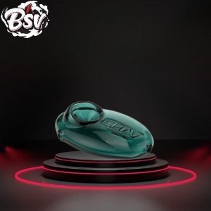 Grav Pebble Spoon Hand Pipe Lake Green