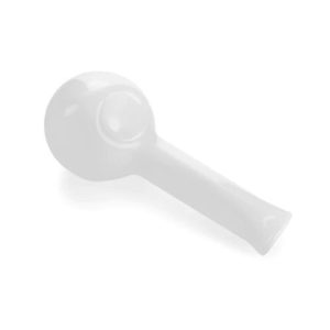 Grav Pinch Spoon Hand Pipe White