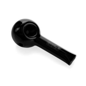 Grav Pinch Spoon Hand Pipe Smoke Black