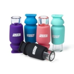 Grav Silicone Glass Crutch Purple