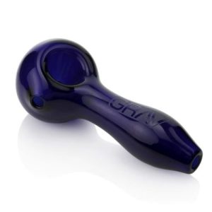 Grav Large Spoon Hand Pipe Blue