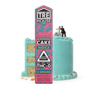 Tre House Disposable Pen THC-O Wedding Cake Indica 2 Grams