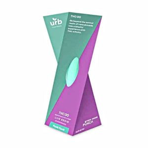 URB THC-O Live Resin 2G Disposable Ceramic Coil Purple Punch