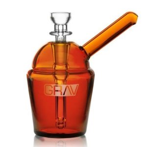 Grav Slush Cup Pocket Bubbler Amber