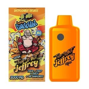 Hixotic Trap'd Out Jeffrey 3g Disposable Laughing Buddha Sativa