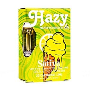 Hazy 2G Cartridge Mix Blend Lime Sorbet Sativa