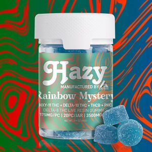 Hazy Gummy 3500MG HXY-11+Delta 10+THCB+PHC+D8 Rainbow Mystery